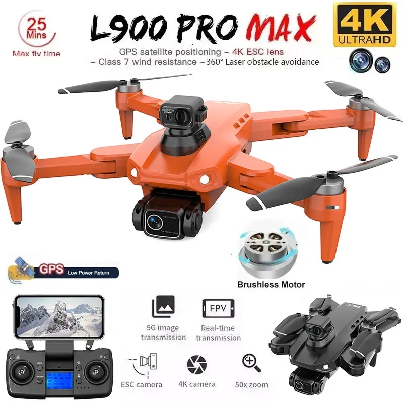 Drone Surveying - Drone GPS L900 Pro MAX 4K