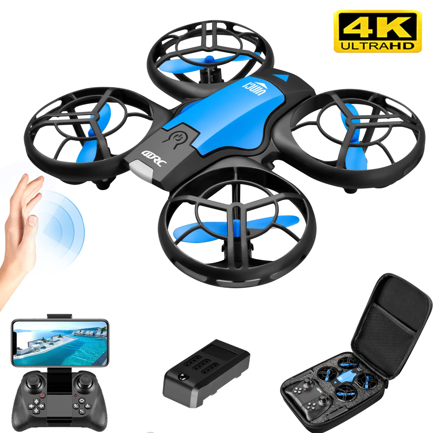Drone Surveying - Nouveau mini drone V8 4K professionnel