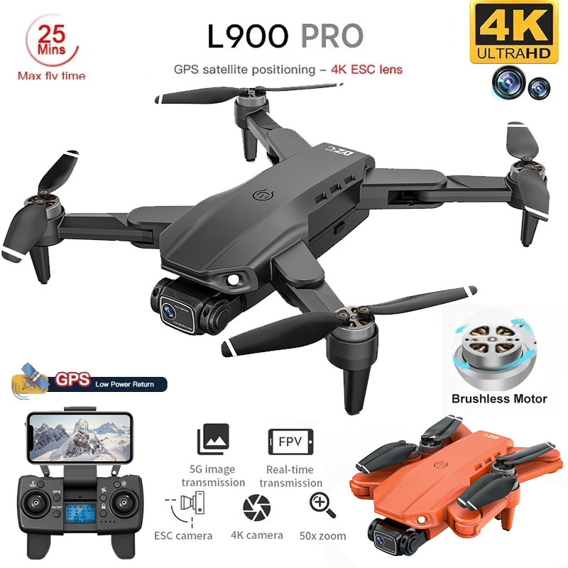 Drone Surveying - L900 Pro GPS Drone 4K professionnel