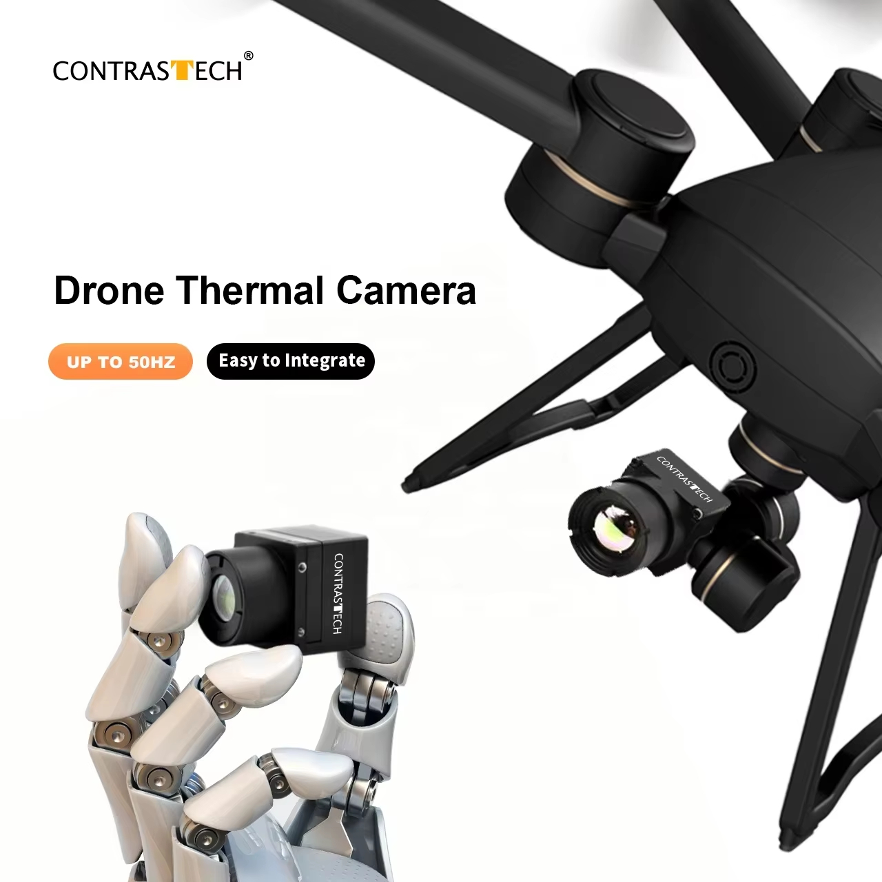 Drone Thermal Imaging - Caméra d'imagerie thermique radiométrique LWIR sans