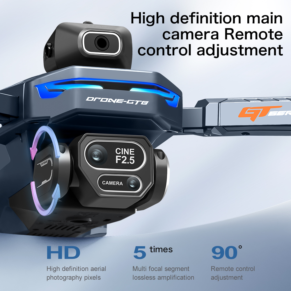 Drone RC GPS pliable GT8, camé - Drone Surveying avis et prix
