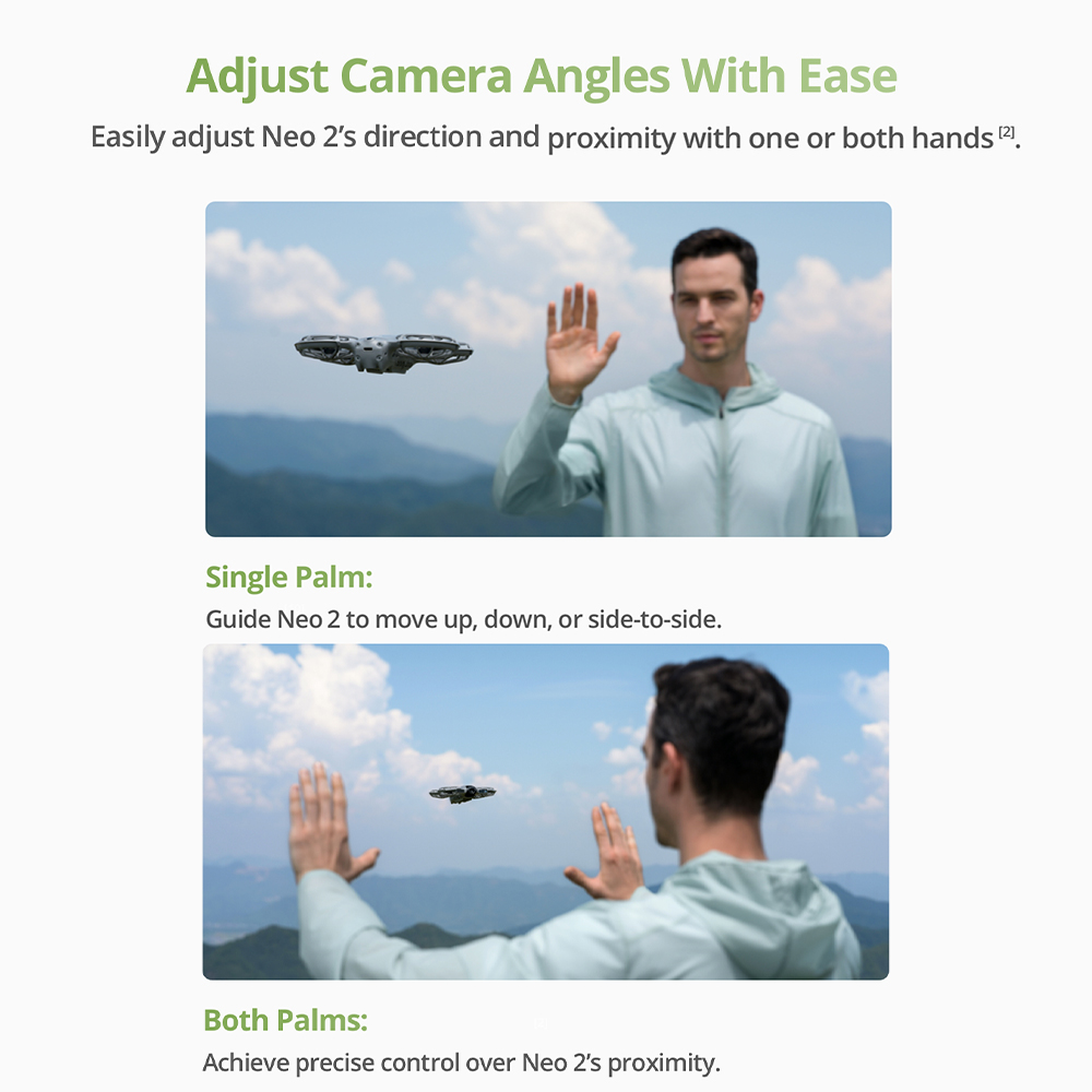 Drones DJI Neo 2 Fly More Comb - Drone Ndvi avis et prix